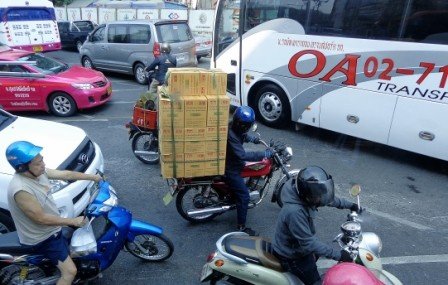 tráfico en Bangkok trafico tailandia